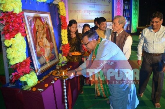 Tripura Education Minister heard conversations of GODs ! 